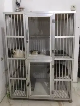 JUAL KANDANG KUCING TINGKAT FREE LITTER BOX