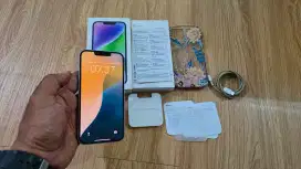 Iphone 14 128gb ibox Fullset mulus bisa tt hp lain