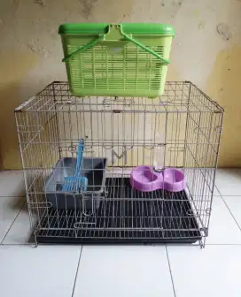 Kandang kucing & perlengkapan