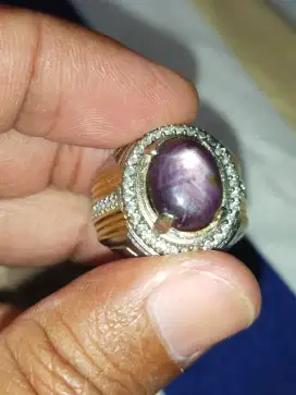 cincin ruby daging star