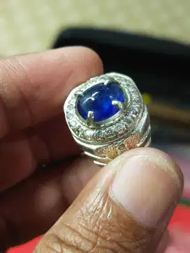 Cincin blue safir