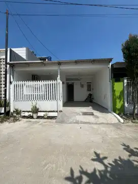 Rumah Disewakan Posisi Depan Lapangan Hadap Timur Baru di Renov