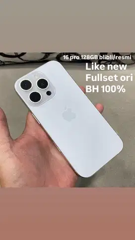 Iphone 16 pro 128GB blibli/resmi Like New
