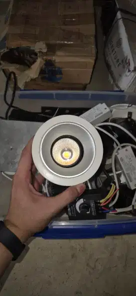 Set lampu plafon downlight