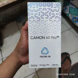 Tecno Camon 40 Pro 5G 8/256 Baru Garansi Resmi