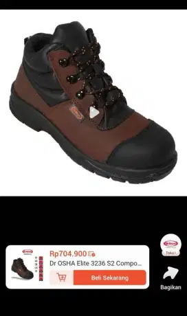 Sepatu baru, merek Dr, osha.