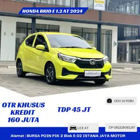 Honda Brio 1.2 E CVT AT 2024 Hijau Lemon