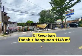 Tanah Disewakan / Lahan Sewa Tepi Jalan Raya 1000 M²