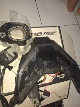Xcase led vario 160,saklar,tutup corong knalpot vario 160