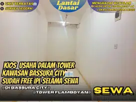 Disewakan Kios Usaha Kawasan Apart Bassura City Hadap Kolam Free IPL