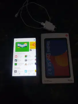REDMI PAD SE 8,7 WIFI ONLY FULLSET PEMAKAIAN BARU 1 BULAN LIKE NEW