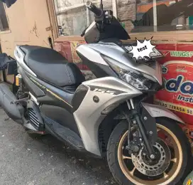 Aerox ABS warna grey type tertinggi keyless