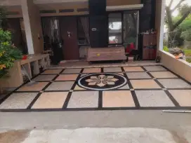 Jasa pemasangan batu sikat lantai