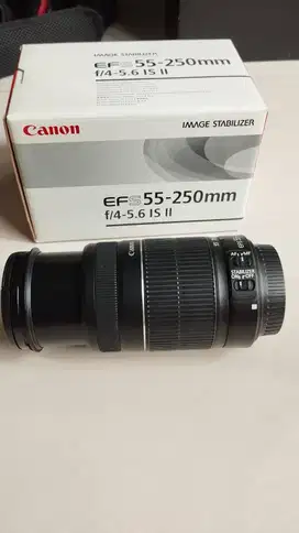 Lensa Tele Canon EFS 55-250mm f/4-5.6 IS II
