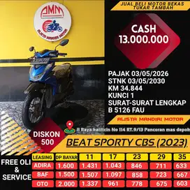 BEAT SPORTY CBS 2020/KM 34 RB RASA BARU MURAH MERIAH !!
