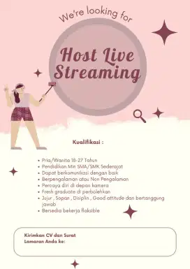 Host live streaming