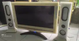 Tv politon 24 speker tower dan set top box