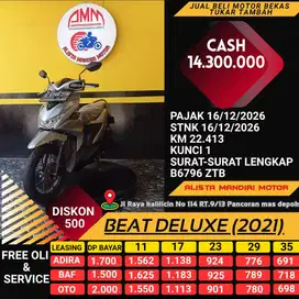 BEAT DELUXE 2021/DP 1,7 JUTA DOANG !!