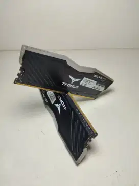 Ram Memory PC ddr4 T Force Delta 2 x 4 gb 3000mhz Kit Black
