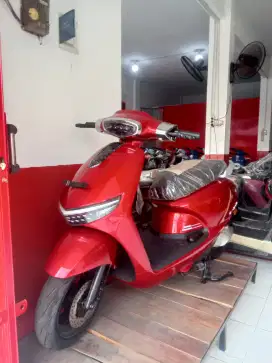 Sepeda listrik uwinfly tipe T90 lithium