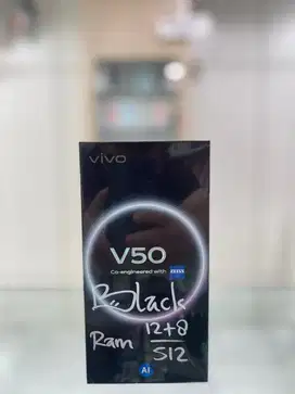 Promo Baru...Vivo V50 5G Ram 12+12/512 Garansi Resmi (Warna : Black)
