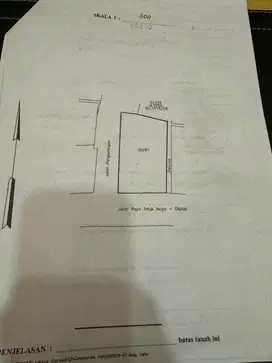 DIJUAL KAVLING DI JALAN RAYA TELUK NAGA SALEMBARAN LUAS 583m2