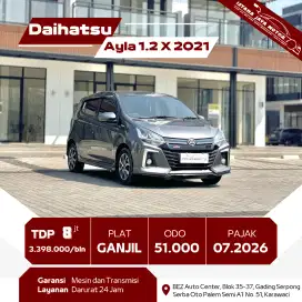 DAIHATSU AYLA 1.2 X AT 2021