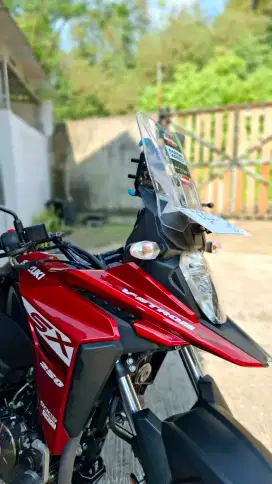 Suzuki V Strom 250 Warna Merah Favorit tahun 2025