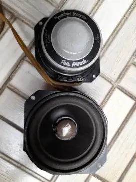Sepasang speaker rockford fosgate 4 ohm asli buatan usa
