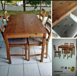 IKEA Jokkmokk Set Meja Makan