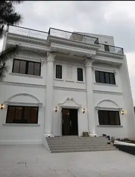 Rumah mewah model roop top view gunung