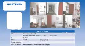 Dijual Apartemen Sudirman Park