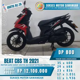 HONDA BEAT CBS TH 2020 DAPATKAN FREE OLI 3X, GARANSI SERVICE CASHBACK