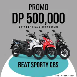 (MOTOR BARU) BEAT SPORTY CBS TAHUN 2025