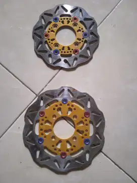 piringan cakram honda supra x depan belakang