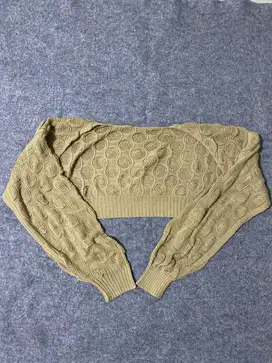 kardigan crop wanita