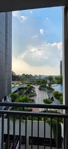 Disewakan Apartemen di Akasa Pure Living, BSD, Lantai 3(Free IPL)