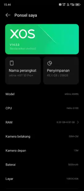 Infinix hot 50 pro+