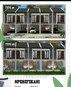 Rumah 2 lantai limo Cinere type 45/40 harga murah 550jt