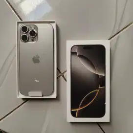 iPhone 16 pro max 256 natural titanium garansi panjang