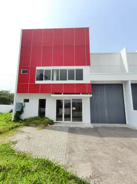 Gudang Ready Three in One Buiilding jababeka siap pakai sudut hook