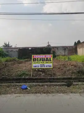 Dijual Sebidang Tanah Kavling SHM Pinggir jalan utama Perumahan