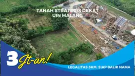 Tanah Kavling Murah UIN 3 Malang Lingkungan Asri