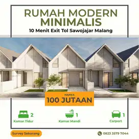 Rumah Murah 100 Jutaan Malang DP 0% Sampai Akhir Juli