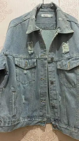 VIERLIN Jaket Denim Jeans Oversize