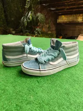Sepatu cowok/cewek Vans sk8 mid reissue denim 2 tone ORIGINAL (RARE)