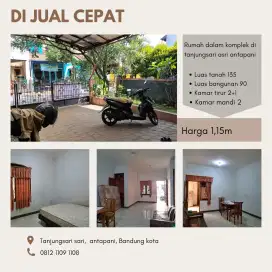 JUAL MURAH RUMAH SIAP PAKAI DLM KOMPLEK TANJUNGSARI ANTAPANI