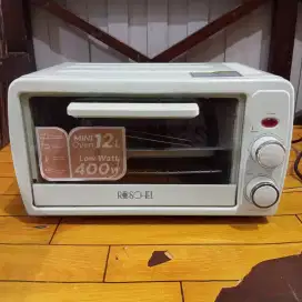 Oven Roschel 12 Liter Warna Hijau Mint Aesthetic