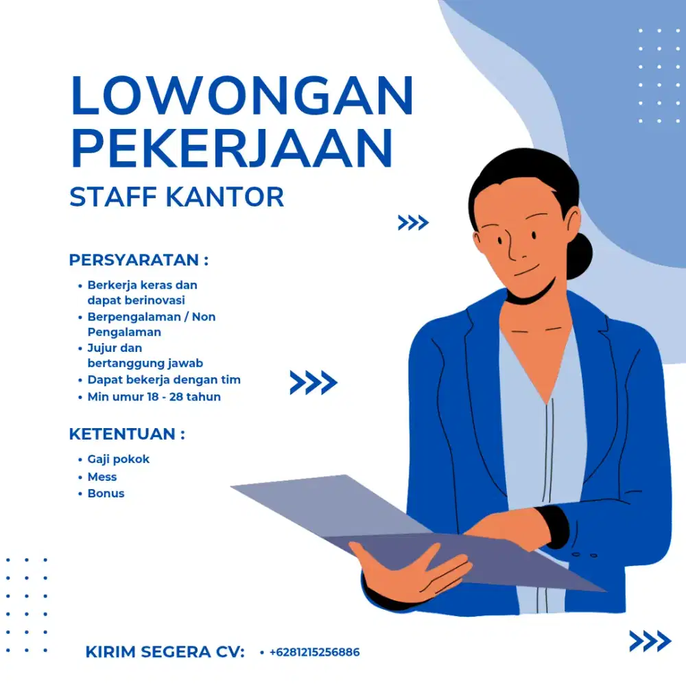 INFO LOKER STAFF KANTOR