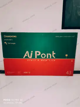 BARU 100% CHANGHONG 43 ANDROID SMART TV GARANSI RESMI 3 TAHUN